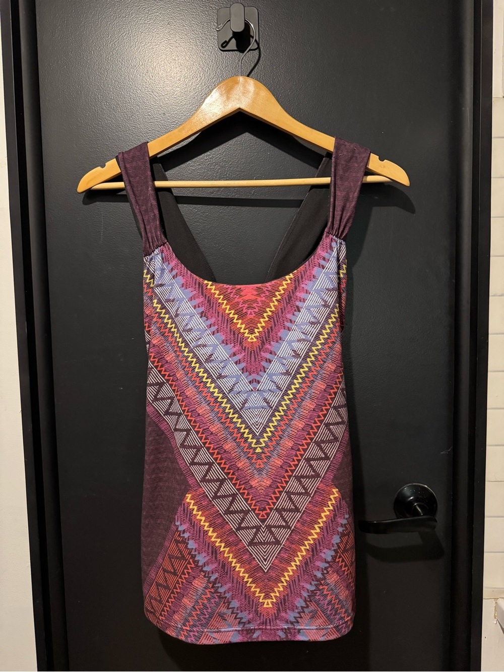 Prana Phoebe Multicolor Geometric Athletic Tank